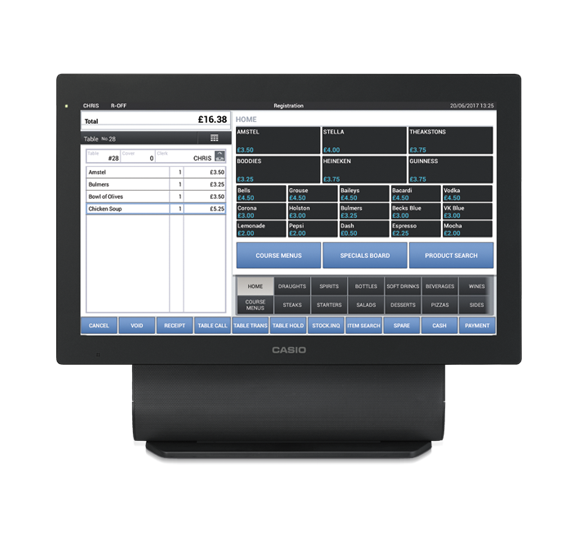 Reliable EPOS Systems for Pubs by CASIO